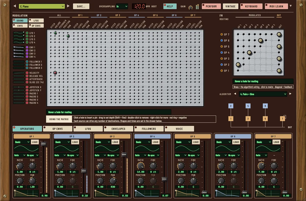 Mellt FM-1, OPERATORS view